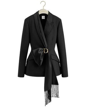 Dior Fitted Jacket - Black