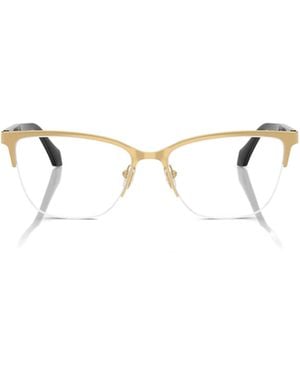 Versace Cat Eye-Frame Glasses - Natural