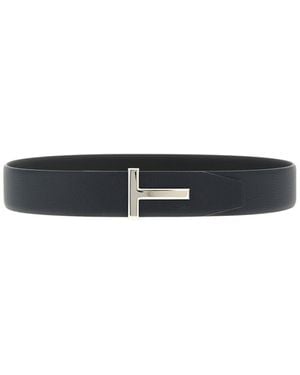 Tom Ford Hammered Reversible Belt - Multicolour