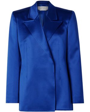 Gabriela Hearst Long-Sleeved Suit Jacket - Blue