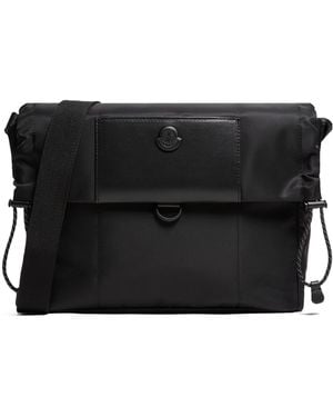 Moncler Kenton Drill Messenger Bag - Black