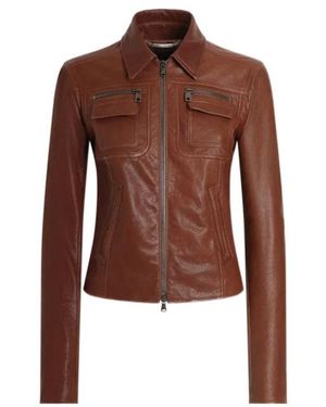 Dolce & Gabbana Zip-Up Jacket - Brown