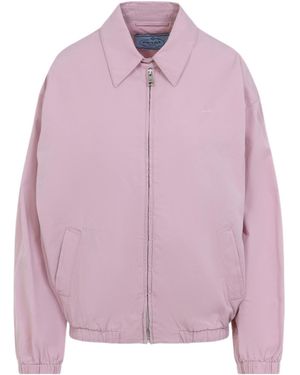 Prada Lapel Long Sleeve Casual Jacket - Pink