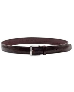 Orciani Soft Leather Belt - White