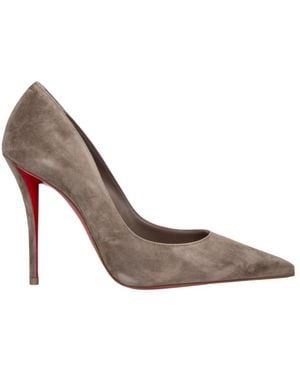 Christian Louboutin Miss Z Suede Pointed-Toe Court Shoes - Multicolour