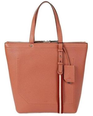 Bally Logo Handbag - Red