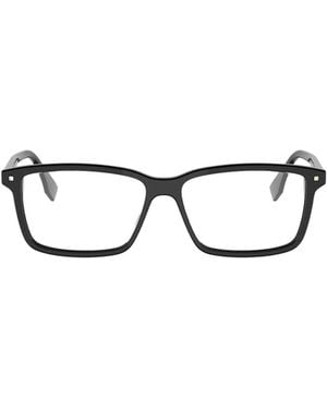 Fendi Eyewear Rectangular Frame Glasses - White