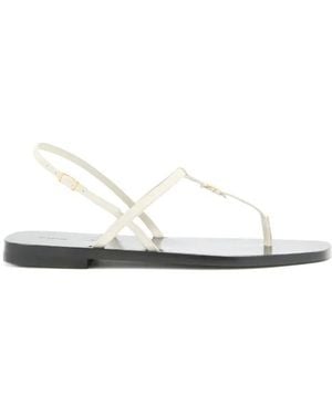 Proenza Schouler Cross-Strap Flat Sandals - White