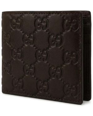Gucci Embossed Wallet - Black