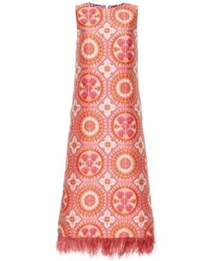 La DoubleJ Column-Style Dress - Red