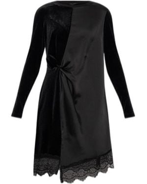 AllSaints Lana Lace Knot Dress - Black