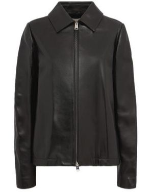 KHAITE Lapel Longsleeve Coat - Black