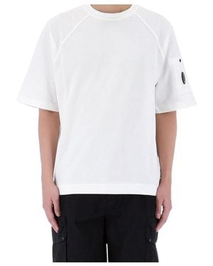 C.P. Company Crew Neck Short-Sleeved T-Shirt - White