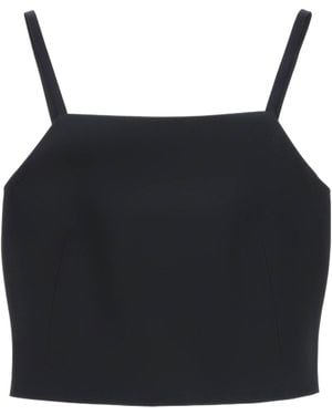 Sportmax Buckle Detailed Sleeveless Top - Black