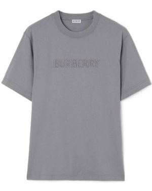 Burberry Ryan Logo T-Shirt - Grey