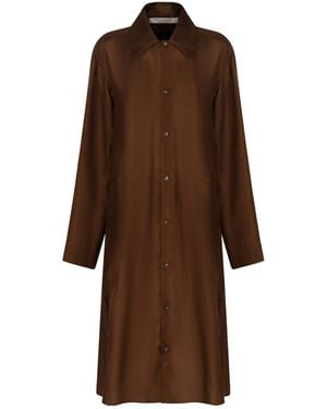 Philosophy Di Lorenzo Serafini Long-Sleeved Dress - Brown