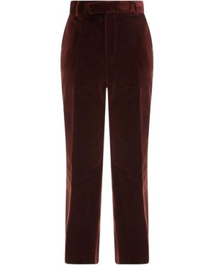 Palm Angels Velvet Suit Pants - Purple