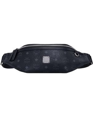 MCM Fursten Zipped Medium Belt Bag - Blue
