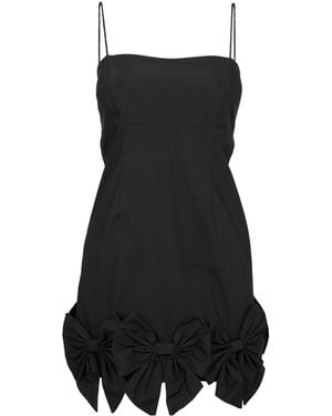 LoveShackFancy Kennedi Mini Dress - Black