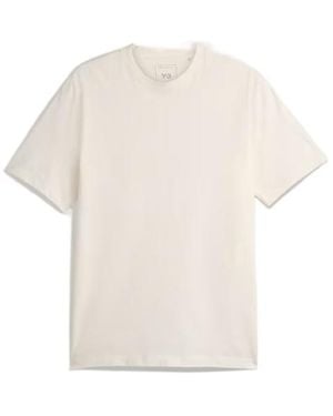Y-3 Regular Logo Crew-Neck T-Shirt - White