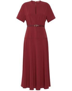 Max Mara Long Cady Dress - Red