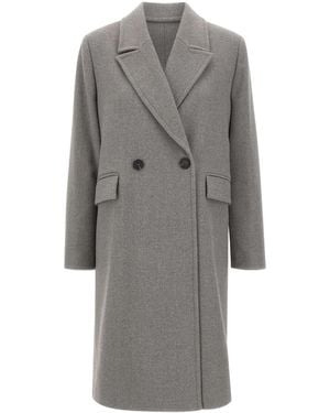 Kaos Double-Breasted Coat - Grey