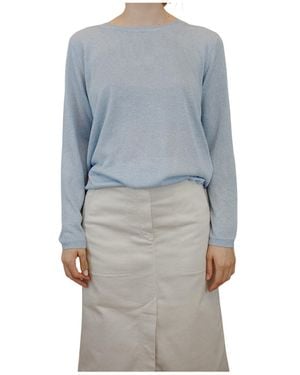 iBlues Crew Neck Long Sleeve Jumper - Blue
