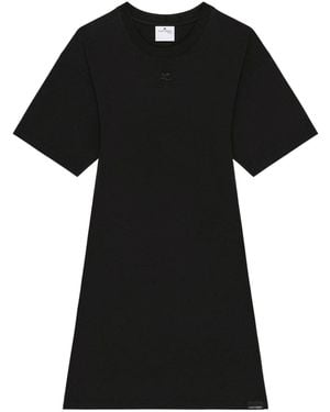 Courreges Courrèges A-Line Mini Dress - Black