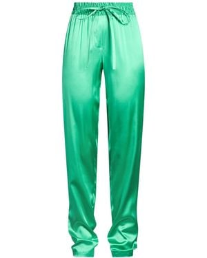 Dolce & Gabbana Satin Stretch Pants - Green