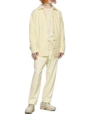 Jil Sander Quilted Shirt Jacket - Yellow