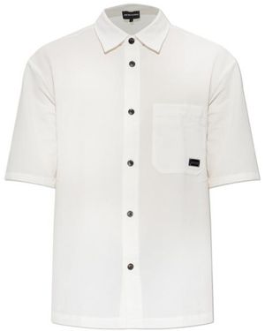 Emporio Armani Short-Sleeved Shirt - White