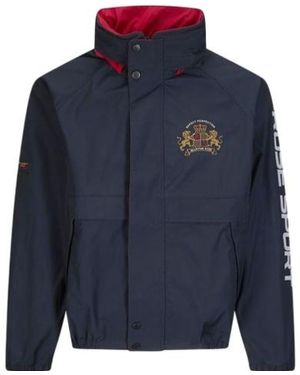 Martine Rose Button Detailed High Neck Jacket - Blue