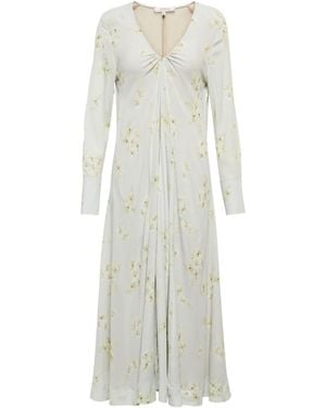 Dorothee Schumacher Pastel Dreams Floral Midi Dress - White