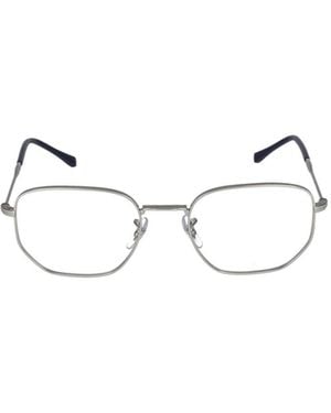 Ray-Ban Hexagonal-Frame Glasses - White