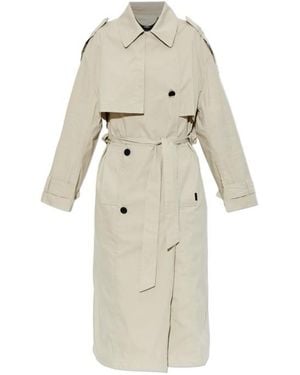 AllSaints Linnie Belted Trench Coat - Natural