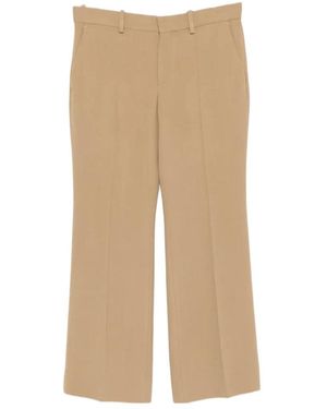 TOTEME Casual Trousers With Belt Loops - Natural