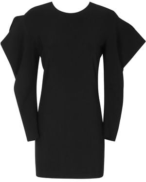 Norma Kamali Wing Sleeve Mini Dress - Black