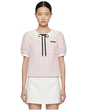 Marissa Chiara Short-Sleeved Polo Shirt - Pink