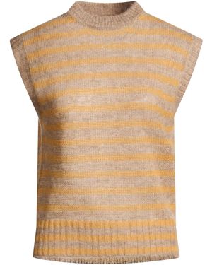 Brunello Cucinelli Sleeveless Sweaters - Natural