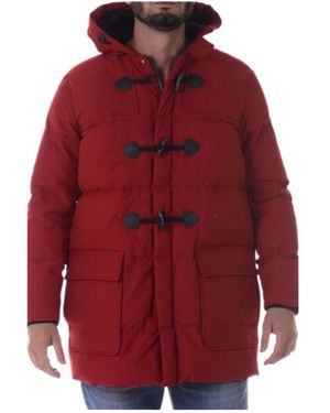 Armani Jeans Long Sleeve Down Jacket - Red