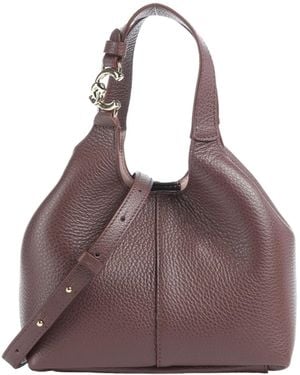 Coccinelle Dual-Handle Shoulder Bag - Brown