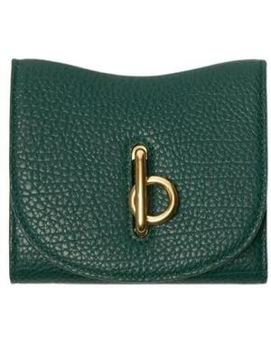 Burberry Rocking Horse Leather Wallet - Green