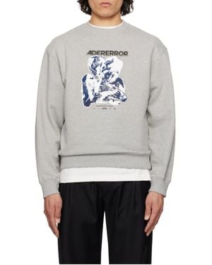 Adererror Long Sleeve Sweatshirt - Grey