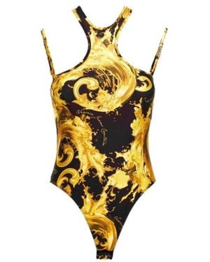 Versace Body With And Print - Yellow