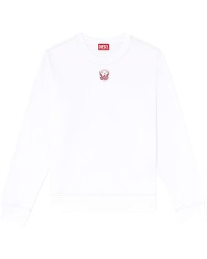 DIESEL Crew Neck Sweatshirt - White