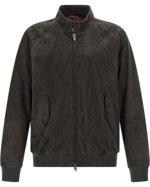 Baracuta G9 Zip-Up Bomber Jacket - Black