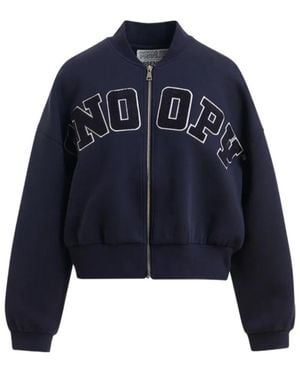 Essentiel Antwerp Snoopy Bomber Jacket - Blue