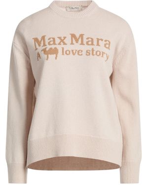 Max Mara Two-Tone Lightweight Knit Top - Pink