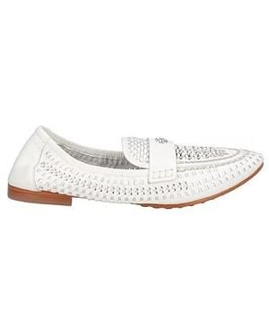 Tory Burch Two-Tone Loafers - White