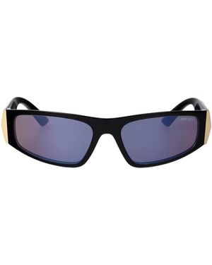 Jimmy Choo Eyewear Oval Frame Sunglasses - Blue
